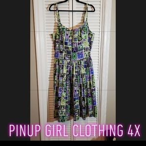 Pinup Girl Clothing Tiki Dress 4X